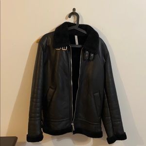 Leather jacket